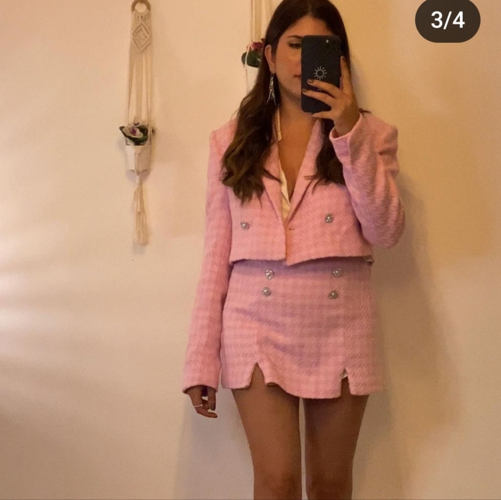 Zara 2pcs Cropped blazer + skort - Picture 14 of 16